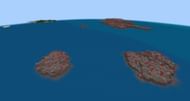 The huge mushroom archipelago (Image via Mojang)